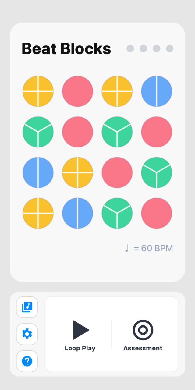 Beat Blocks circular rhythm mode