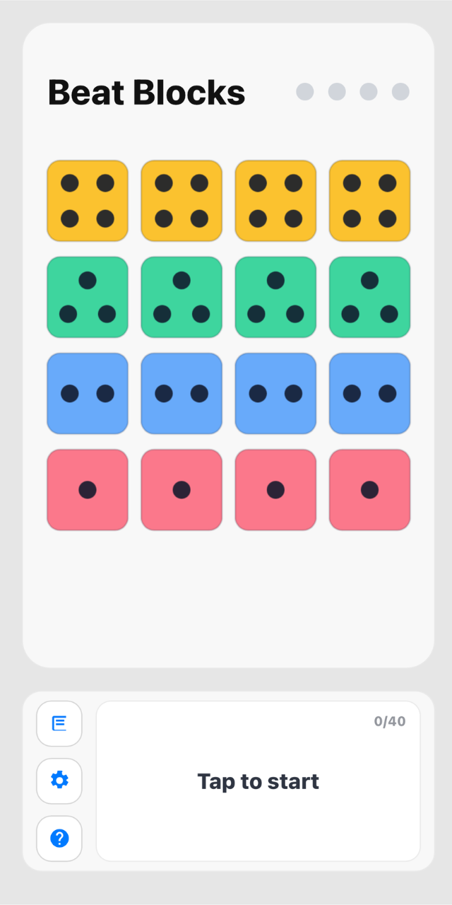 Beat Blocks app rhythm editor